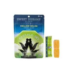 mellow melon low thc sleep gummy
