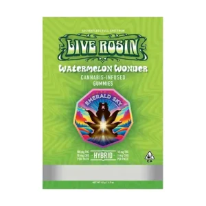 watermelon wonder live rosin hybrid gummy