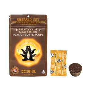 sativa milk chocolate 10pk peanut butter cups